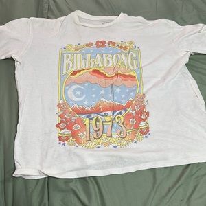 Xtra small Billabong white oversized t-shirt